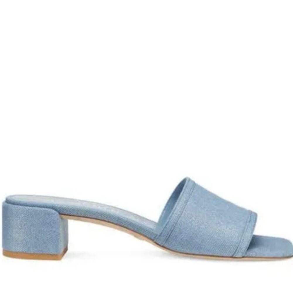 Nwob Stuart Weitzman Cayman 35 Block Slide Sandal… - image 6